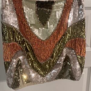 Sparkly mini skirt